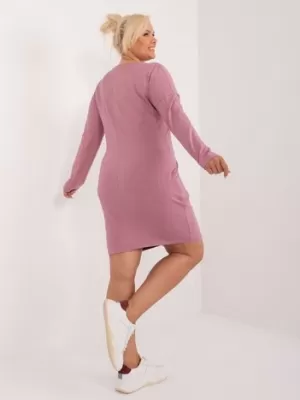 Dámské šaty RELEVANCE RV-TU-8295.29 DARK PINK