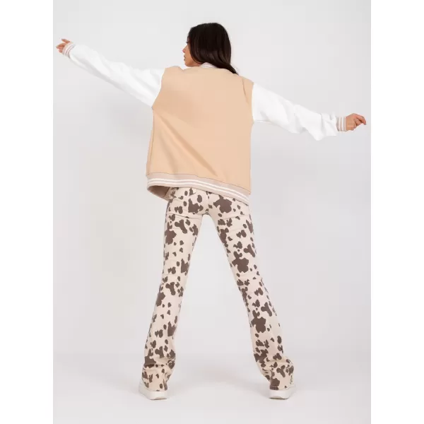  Dámská mikina EX MODA EM-BL-697.88 BEIGE 