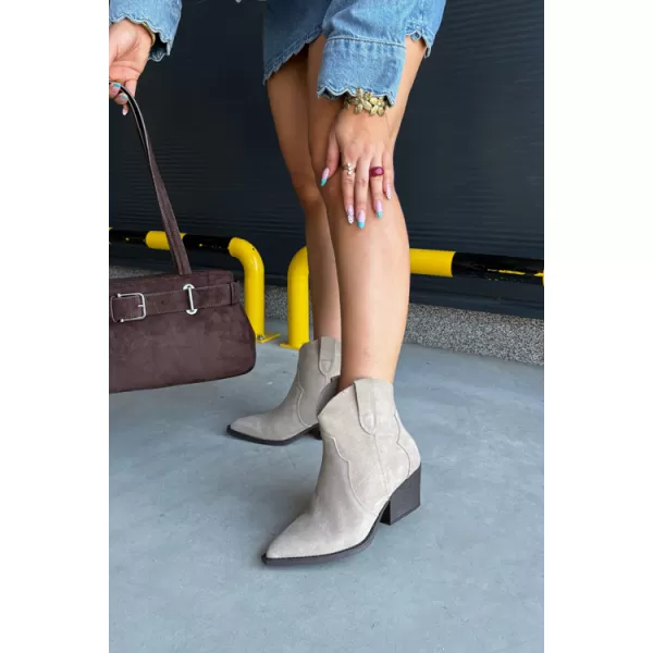  Dámské kotníkové boty BOTO 6338 BEIGE 