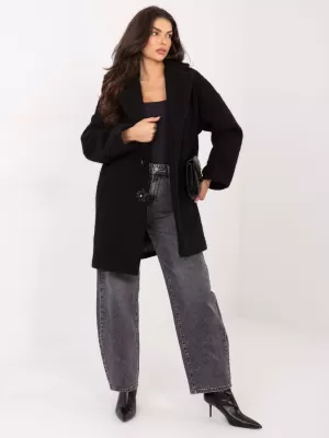 Dámský kabát FACTORY PRICE IT-PL-96965.19 NOIRE