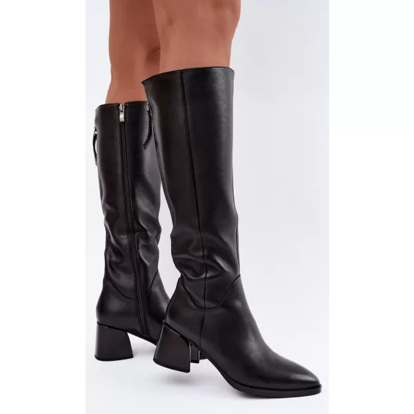  Dámské kozačky D&A JC62-1069 BLACK 