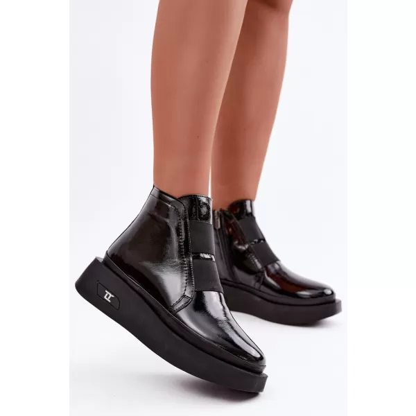  Dámské kotníkové boty ARTIKER 55C0820 BLACK 