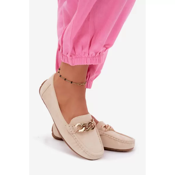  Dámské mokasíny BOTO XA011 BEIGE 
