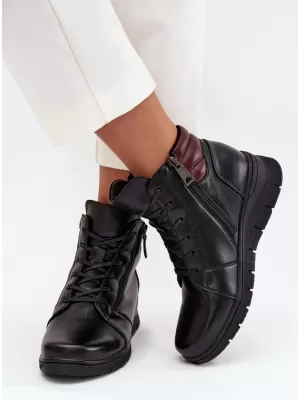 Dámské kotníkové boty VINCEZA 39963 BLACK
