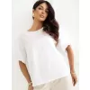 Dámské triko ITALY MODA MI-BZ-3391.71 WHITE