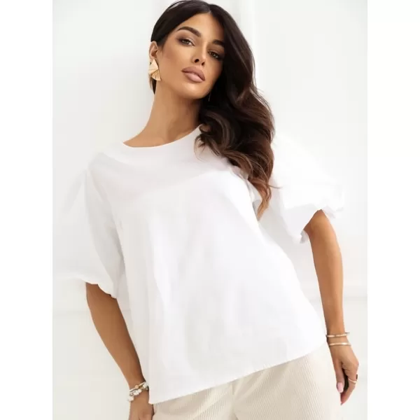  Dámské triko ITALY MODA MI-BZ-3391.71 WHITE 