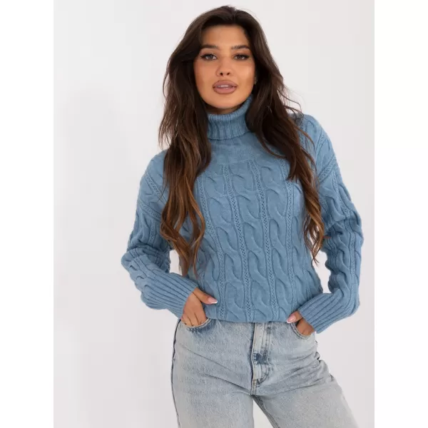  Dámský svetr WOOL FASHION ITALIA AT-SW-23445.00 BLUE 