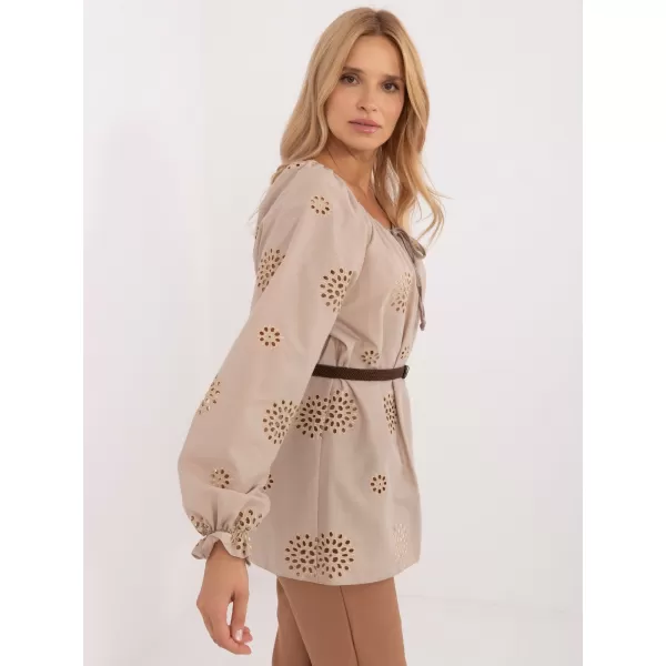  Dámská halenka LAKERTA LK-BZ-509747.80 DARK BEIGE 