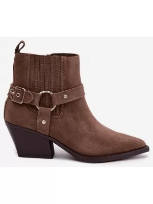 Dámské kotníkové boty BOTO NC1360K CAPPUCCINO