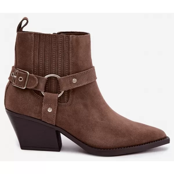  Dámské kotníkové boty BOTO NC1360K CAPPUCCINO 