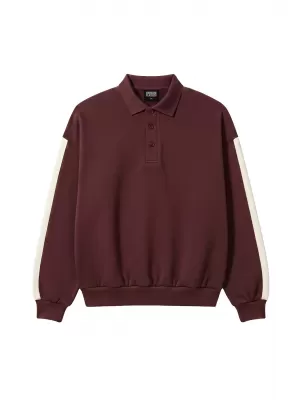 Pánská triko s límečkem URBAN CLASSICS TB8595-01151 CHERRY