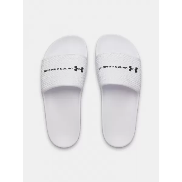  Dámské pantofle UNDER ARMOUR W ARMR SLIDE LITE 6007533-100 BÍLÁ 