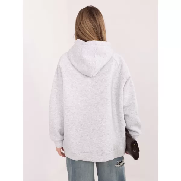  Dámská mikina RUE PARIS RV-BL-A1034.30 MELANGE GREY 