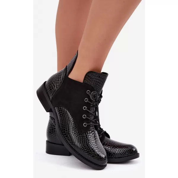  Dámské kotníkové boty VINCEZA 16524 BLACK 