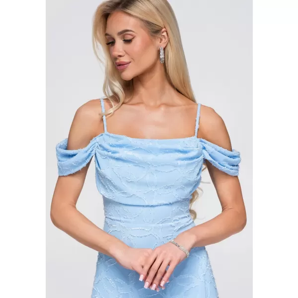  Dámské šaty LARICA LA-OM-DLR388 BLUE 