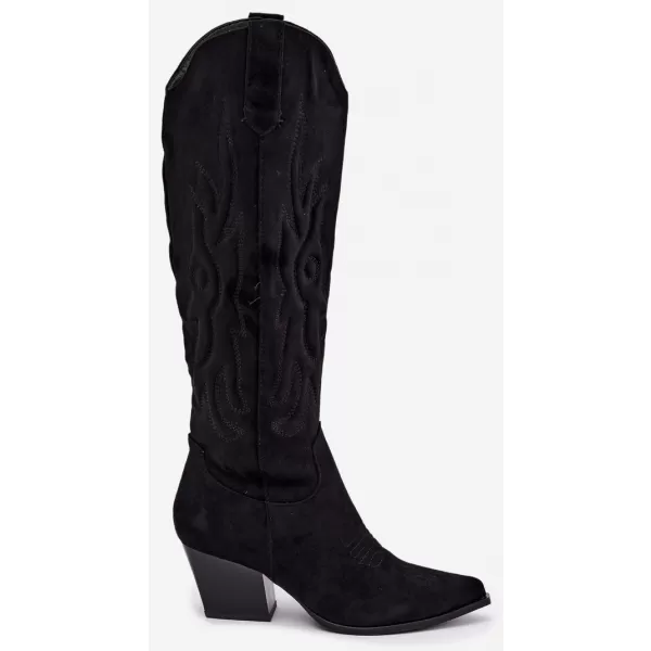  Dámské kozačky BOTO 9697A-1 BLACK 