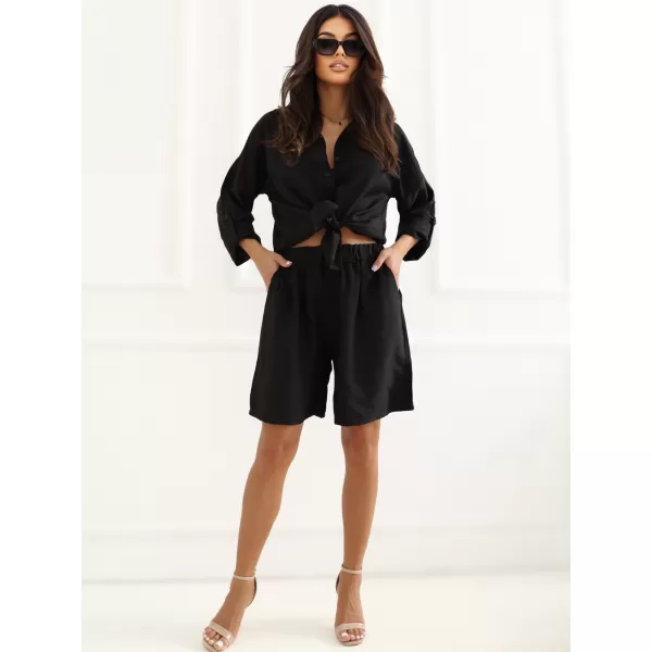  Dámský komplet RUE PARIS IT-KMPL-10365.04 BLACK 