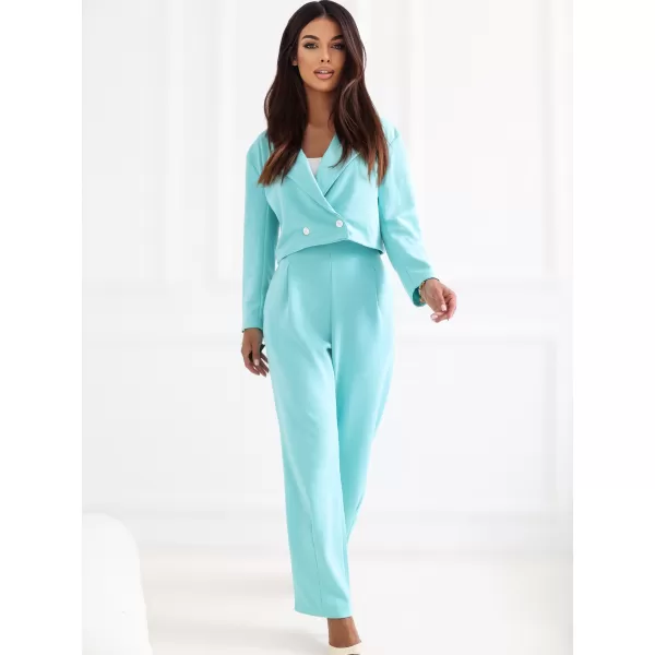  Dámský komplet RUE PARIS IT-KMPL-22255.70 TURQUOISE 