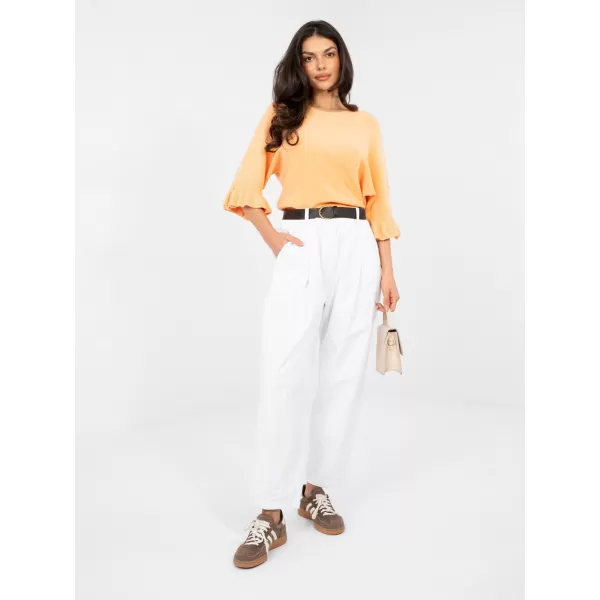  Dámské kalhoty ITALY MODA MI-SP-2690.00 WHITE 