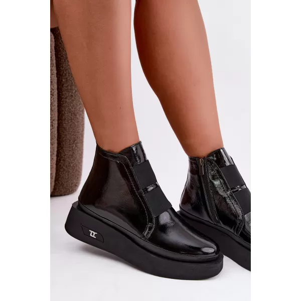  Dámské kotníkové boty ARTIKER 55C0820 BLACK 