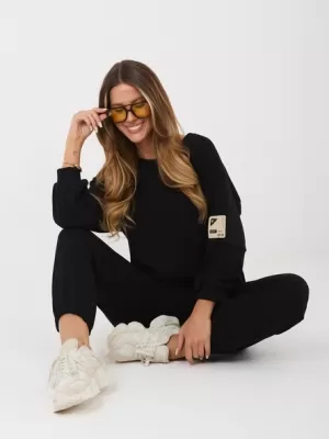 Dámský komplet RUE PARIS RV-KMPL-A1279.85 BLACK