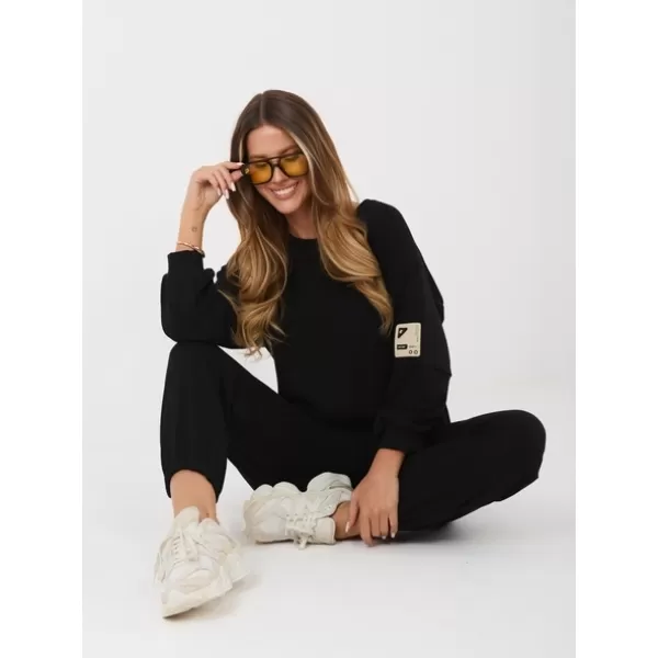  Dámský komplet RUE PARIS RV-KMPL-A1279.85 BLACK 