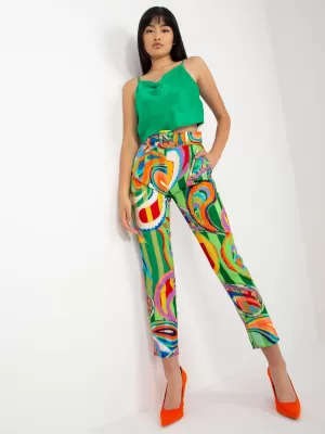 Dámské kalhoty ITALY MODA DHJ-SP-12787C.06 GREEN