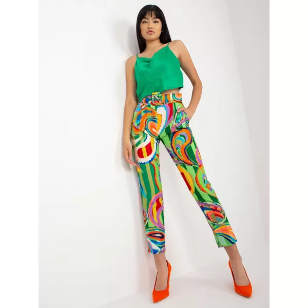  Dámské kalhoty ITALY MODA DHJ-SP-12787C.06 GREEN 