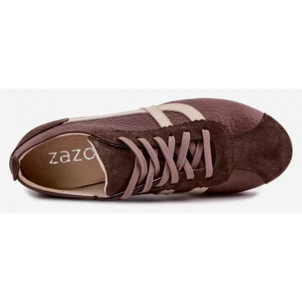 Dámské tenisky ZAZOO N1402S2/ CHOCOLATE 