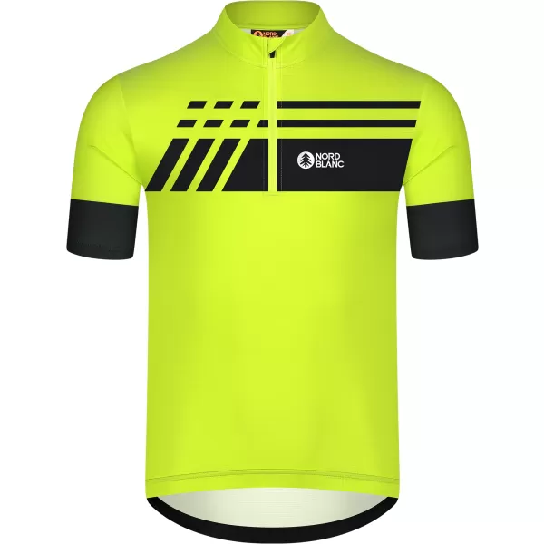  Pánský cyklo dres NORDBLANC STEER NBSMF8080 ZELENÁ 