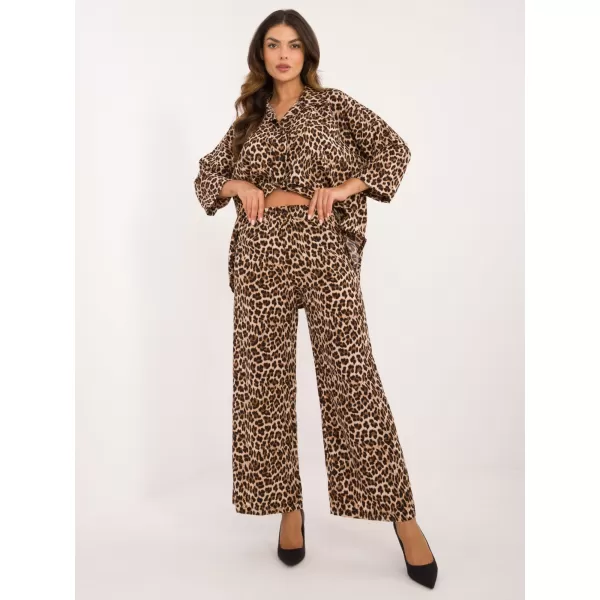  Dámský set ITALY MODA DHJ-KMPL-19589-3.66 BLACK AND BEIGE 