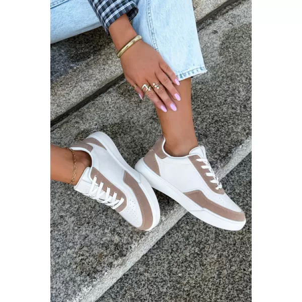  Dámské tenisky BIG STAR SHOES UU274275 WHITE/BEIGE 