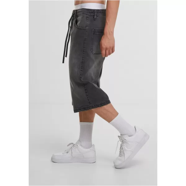  Pánské kraťasy URBAN CLASSICS TB8220 BLACK WASHED 