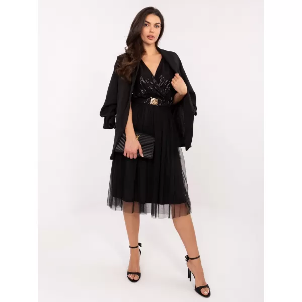  Dámské šaty ITALY MODA MI-SK-62464.27 BLACK 