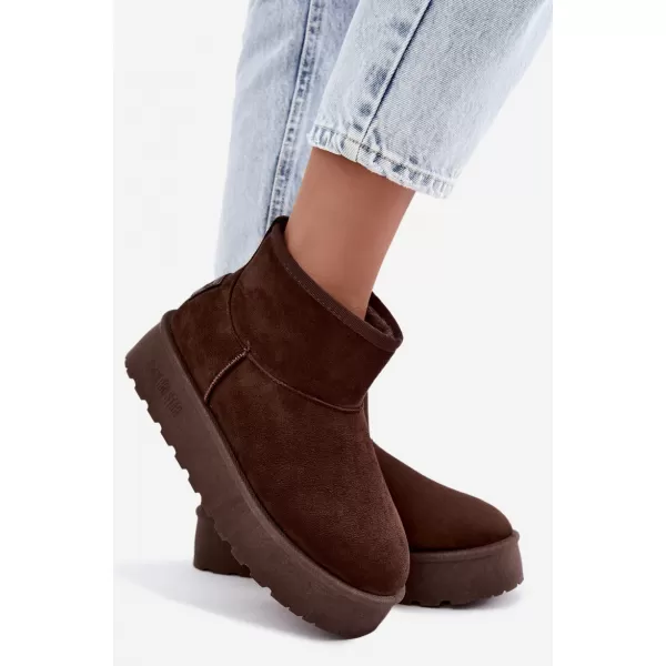  Dámské boty BIG STAR SHOES UU274223 BROWN/BEIGE SHADOWS 