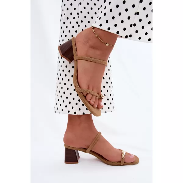  Dámské pantofle BOTO 22-391 KHAKI 