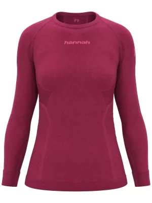 Dámské spodní prádlo HANNAH ACTIVE TS L/S W BEAUJOLAIS