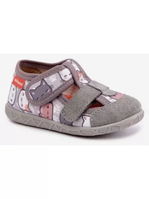 Dětské pantofle MILAMI 118/BR-34 GREY