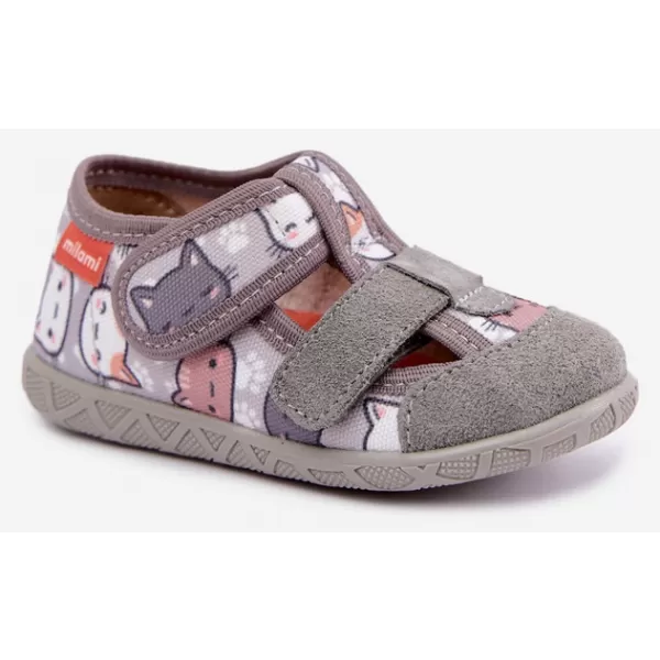  Dětské pantofle MILAMI 118/BR-34 GREY 