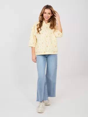 Dámská mikina ITALY MODA IT-BZ-22278.74 BRIGHT YELLOW