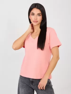 Dámské tričko RUE PARIS RV-TS-A1095.33 PEACH