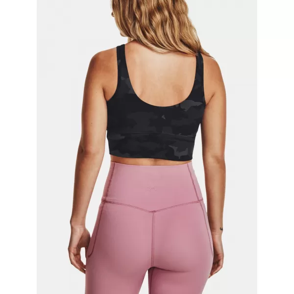  Dámské tílko UNDER ARMOUR MERIDIAN FITTED CROPTANKPRNT 1380983-021 ČERNÁ 