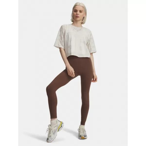  Dámské legíny UNDER ARMOUR SEAMLESS COTTON LEGGING 6010166-230 HNĚDÁ 