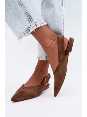 Dámské baleríny BOTO 9755 LIGHT BROWN