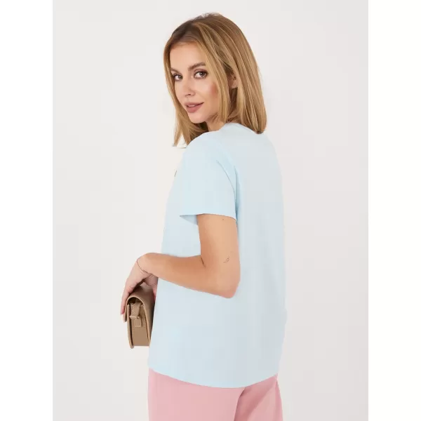  Dámské tričko ITALY MODA IR-TS-R2766.60 LIGHT BLUE 