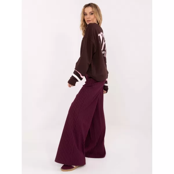  Dámská mikina FACTORY PRICE MJ-BL-H2496.27 DARK BROWN 