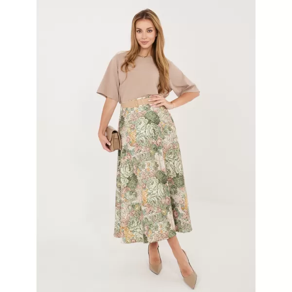  Dámská sukně ITALY MODA IT-SD-FL9850-2.17 GREEN 