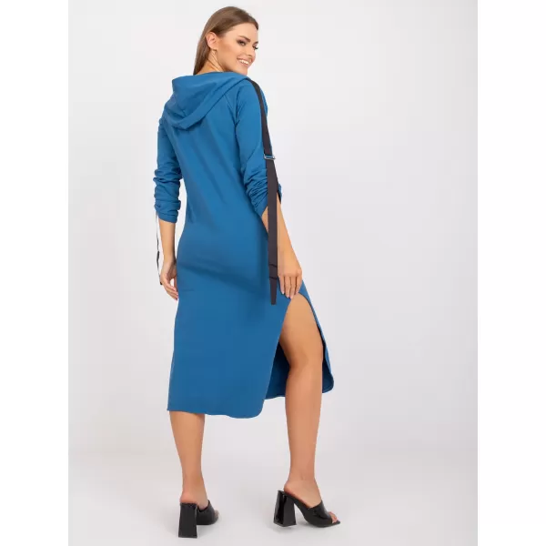  Dámské mikinové šaty EX MODA EM-BL-556.30 DARK BLUE 
