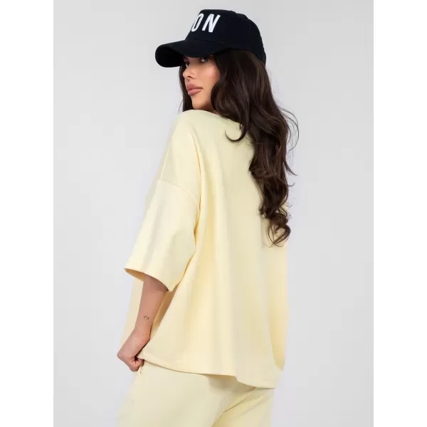  Dámská halenka RUE PARIS RV-BZ-A1188.63 BRIGHT YELLOW 