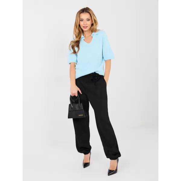  Dámský svetr ITALY MODA MI-SW-0120.16 LIGHT BLUE 